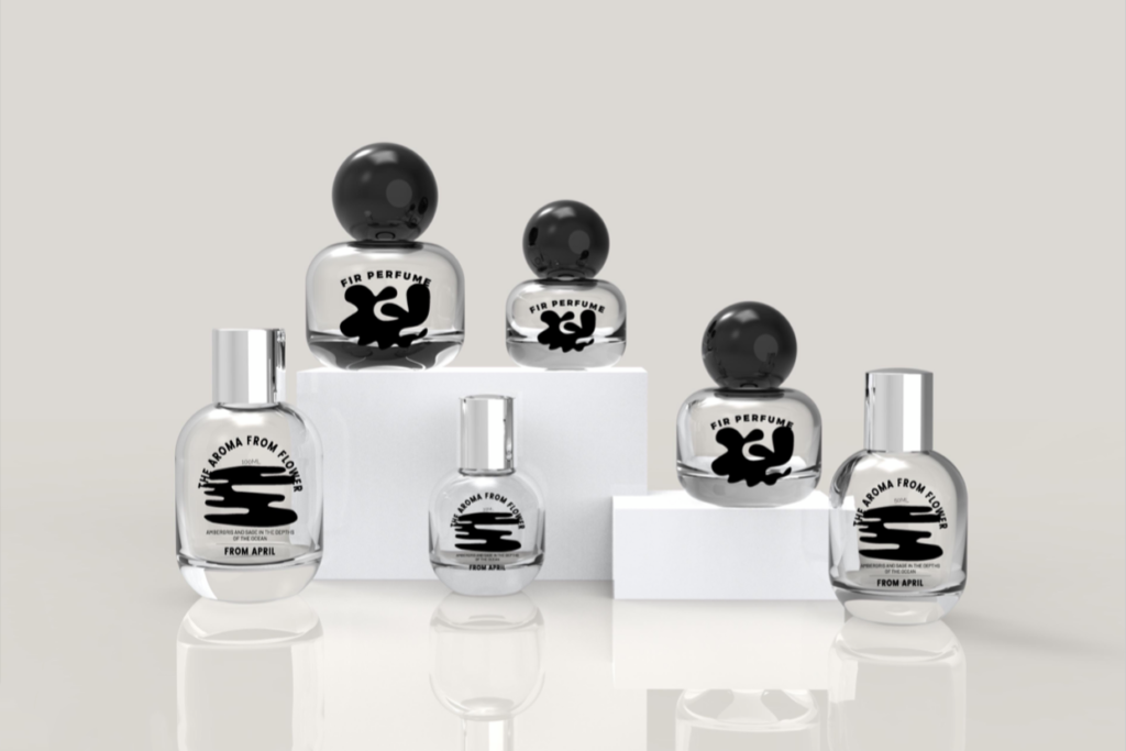 PERFUME GLASS BOTTLES NO. RY-CJ-D7054