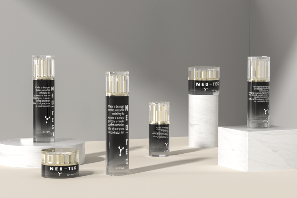 SKINCARE GLASS BOTTLES SERIES NO. RY-AY-74-1