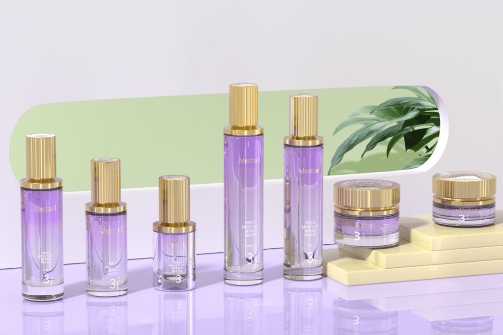 SKINCARE GLASS BOTTLES SERIES NO. RY-AY-74
